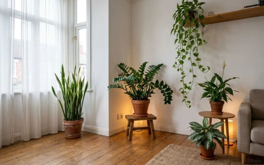 7 Ways to Grow Indoor Plants in Low Sunlight Apartments (Beginner-Friendly Guide)